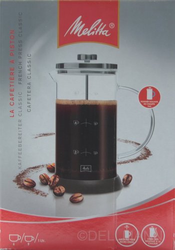 Melitta Kaffeebereiter Classic 1 Liter Pressstempelkanne