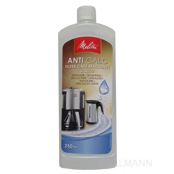 Melitta Anti Calc Liquid - Flüssigentkalker à 250 ml AntiCalc Entkalker
