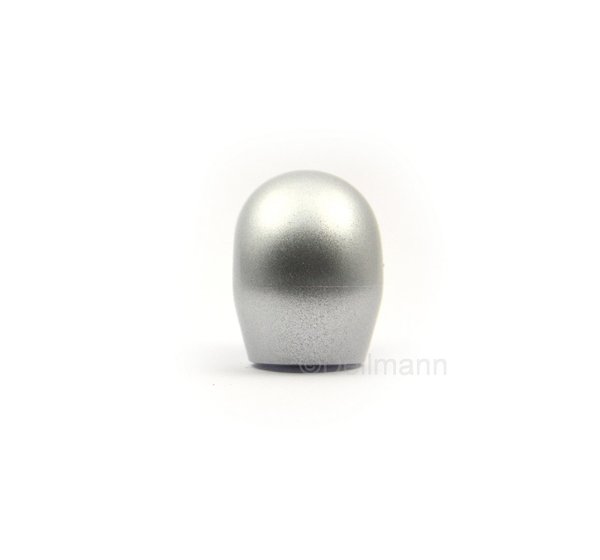 Möbelknopf - Kunststoff silberfarbig - Länge ca. 46 mm - 2213 Knopf