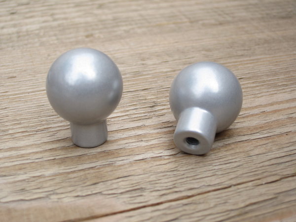 Möbelknopf - Metall Kugel Durchmesser 20 mm - Höhe 26 mm