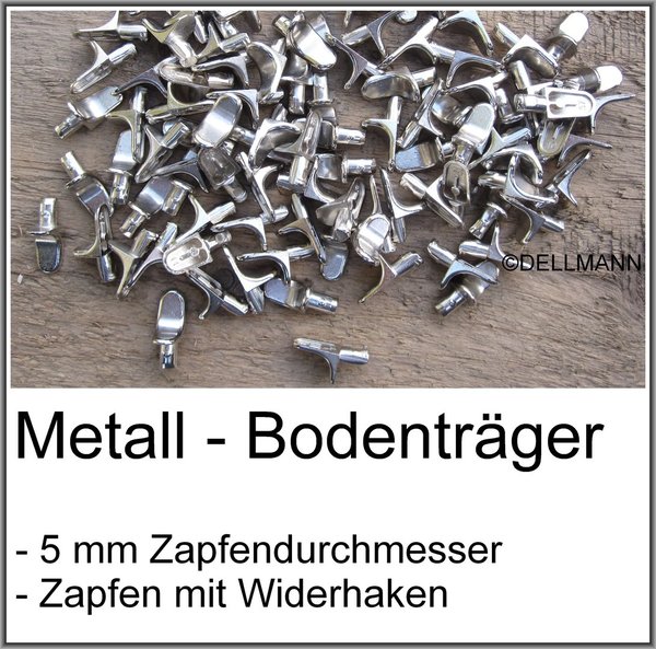 50 Metall-Bodentraeger Fachbodentraeger Regalbodentraeger - 5mm