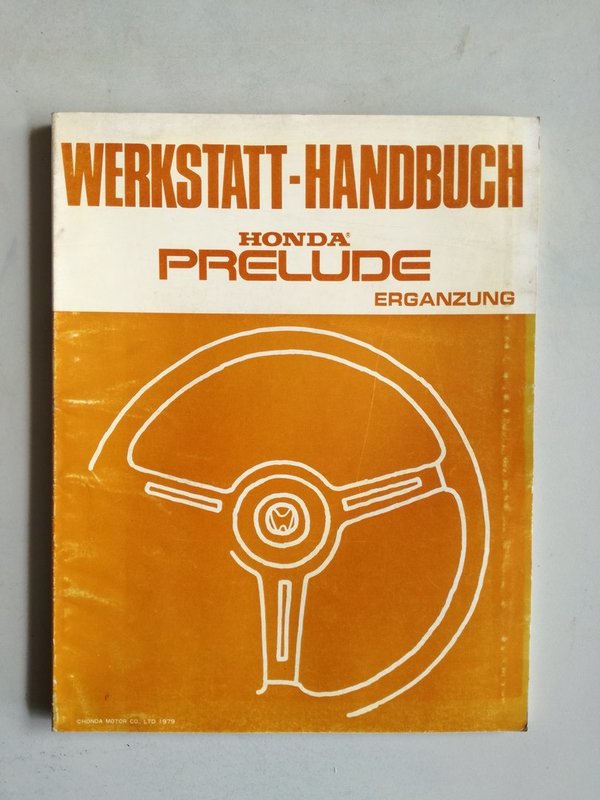 Honda Prelude 1979 - 1981 Werkstatthandbücher - 5 Handbücher