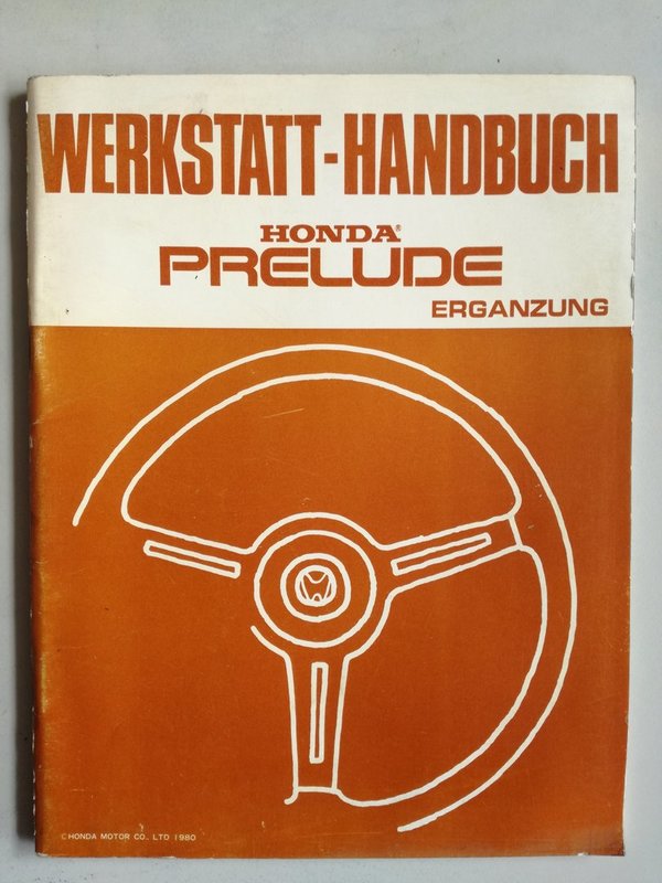 Honda Prelude 1979 - 1981 Werkstatthandbücher - 5 Handbücher