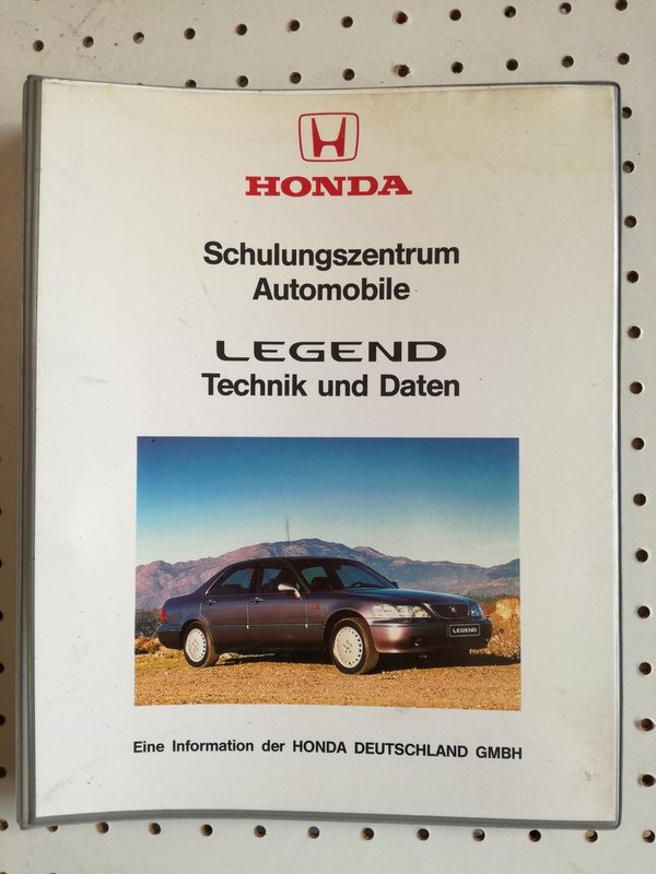 Honda Legend Technik und Daten 01/96 Schulungszentrum