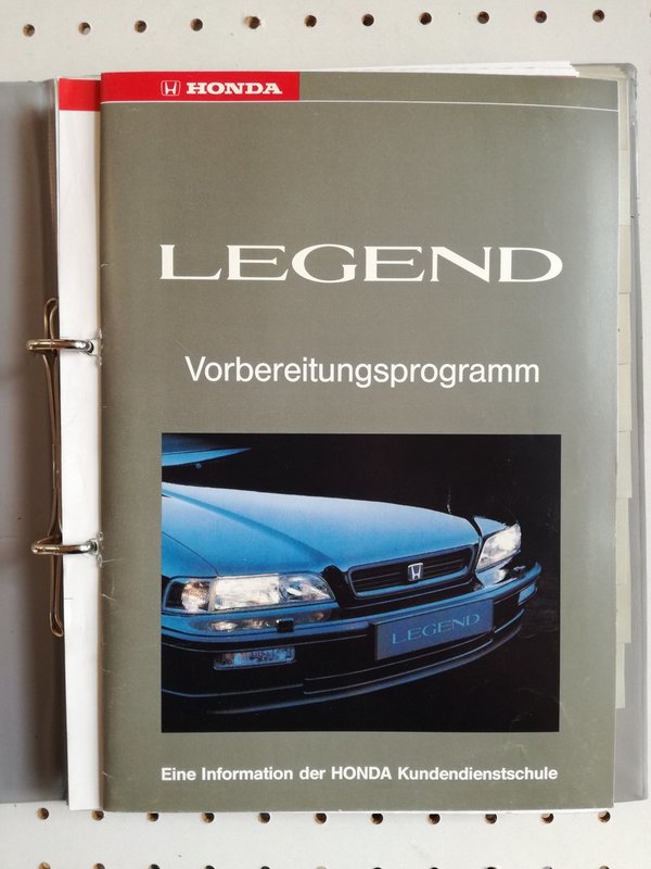 Honda Legend Technik und Daten 1991 Schulungszentrum
