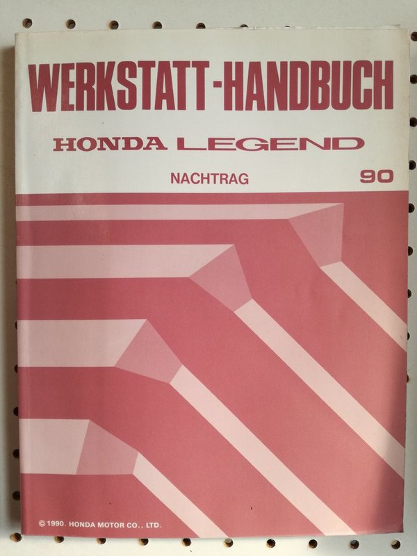 Honda Legend 1987-1991 Werkstatthandbücher - 9 Handbücher