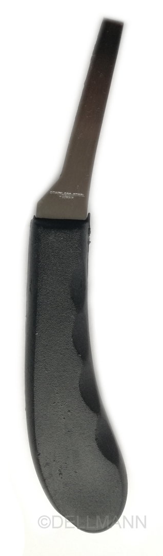 Hufmesser links einseitig Klauenmesser Kunststoff-Griff