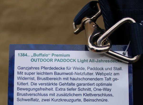Waldhausen ThermoStar Premium Pferdedecke 125 / 175 cm Buffalo Outdoor zweifarbig