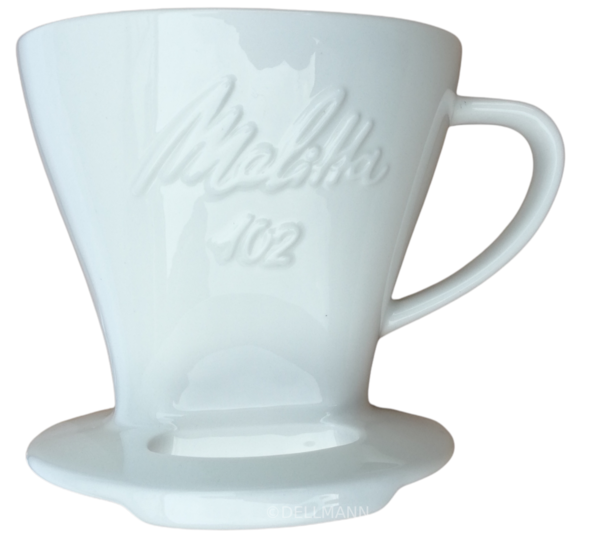 Melitta Kaffeefilter aus Porzellan 102 Kaffeefilter Handfilter weiß